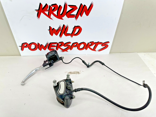 2003 Harley Davidson Sportster Front Brake Master Cylinder + Caliper + Hose