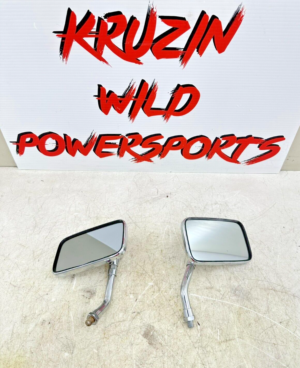 1999 HONDA VALKYRIE INTERSTATE Chrome Right Left Mirrors OEM
