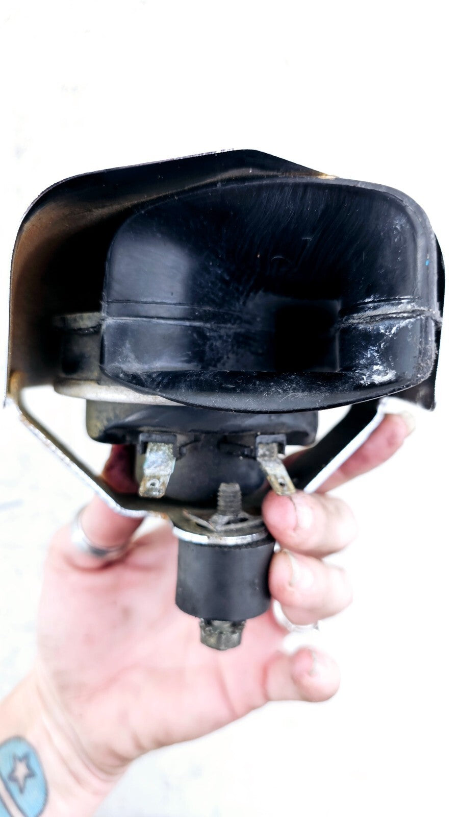 1995 HARLEY DYNA CONVERTIBLE Horn + Chrome Cover