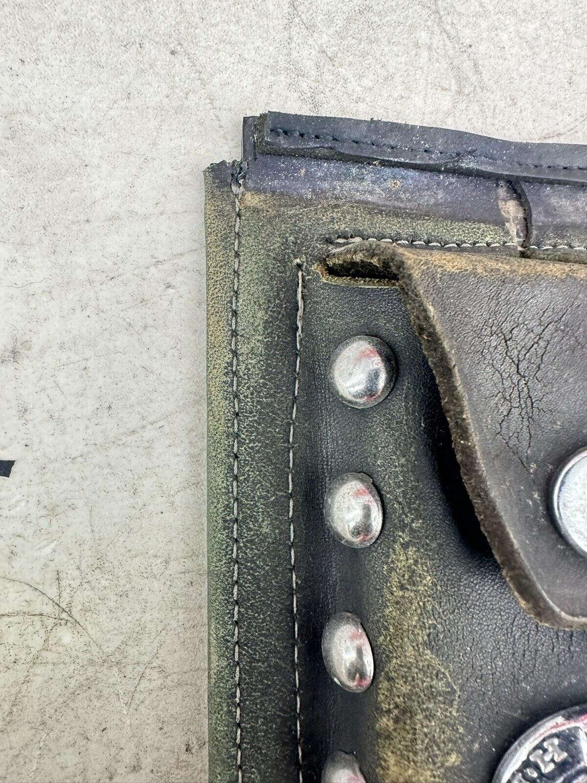 1995 HARLEY SOFTAIL OEM HD Leather Gas Tank Dash Filler Panel