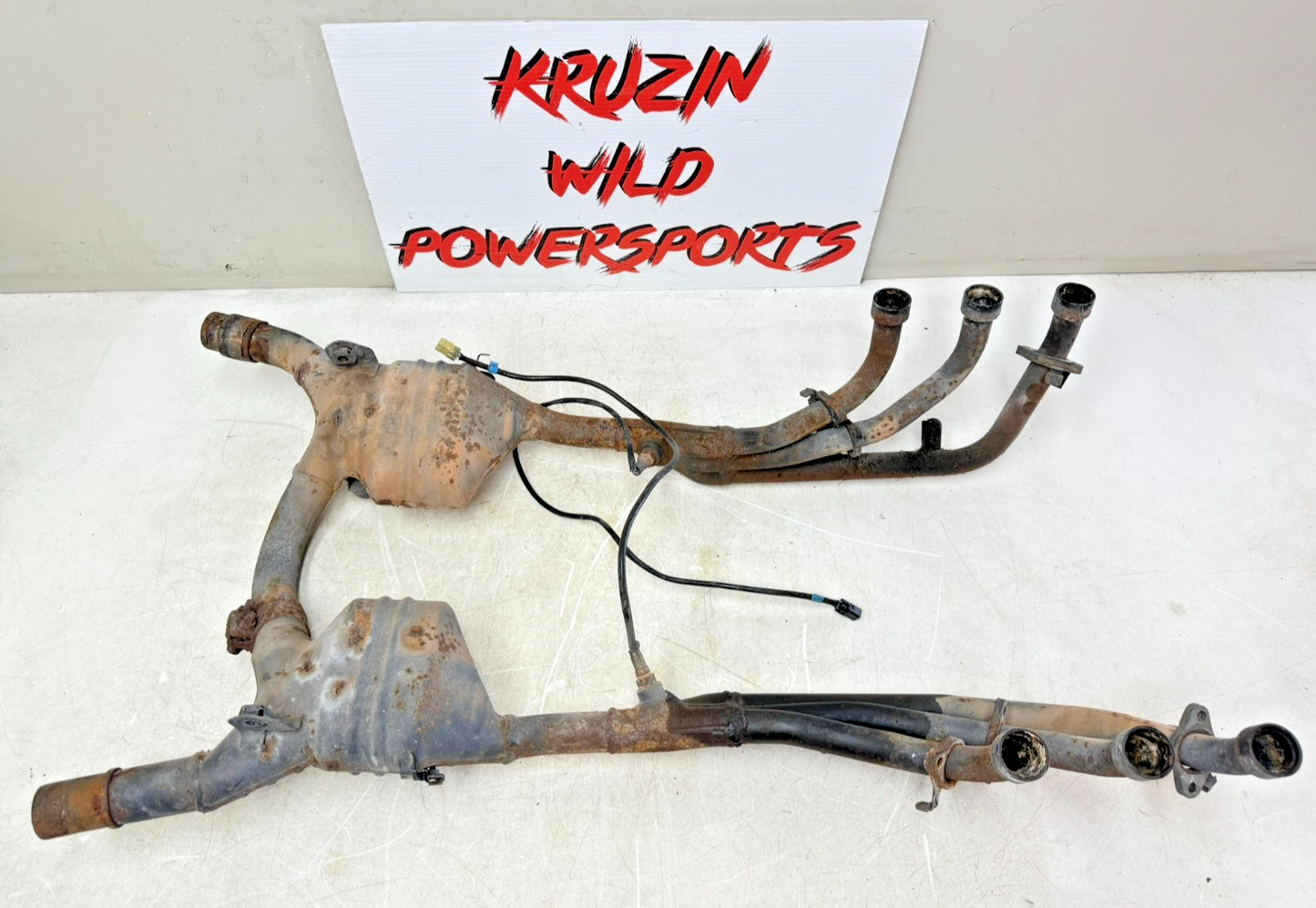 2002 Honda Goldwing GL1800 Exhaust Header Pipes Left Right Set