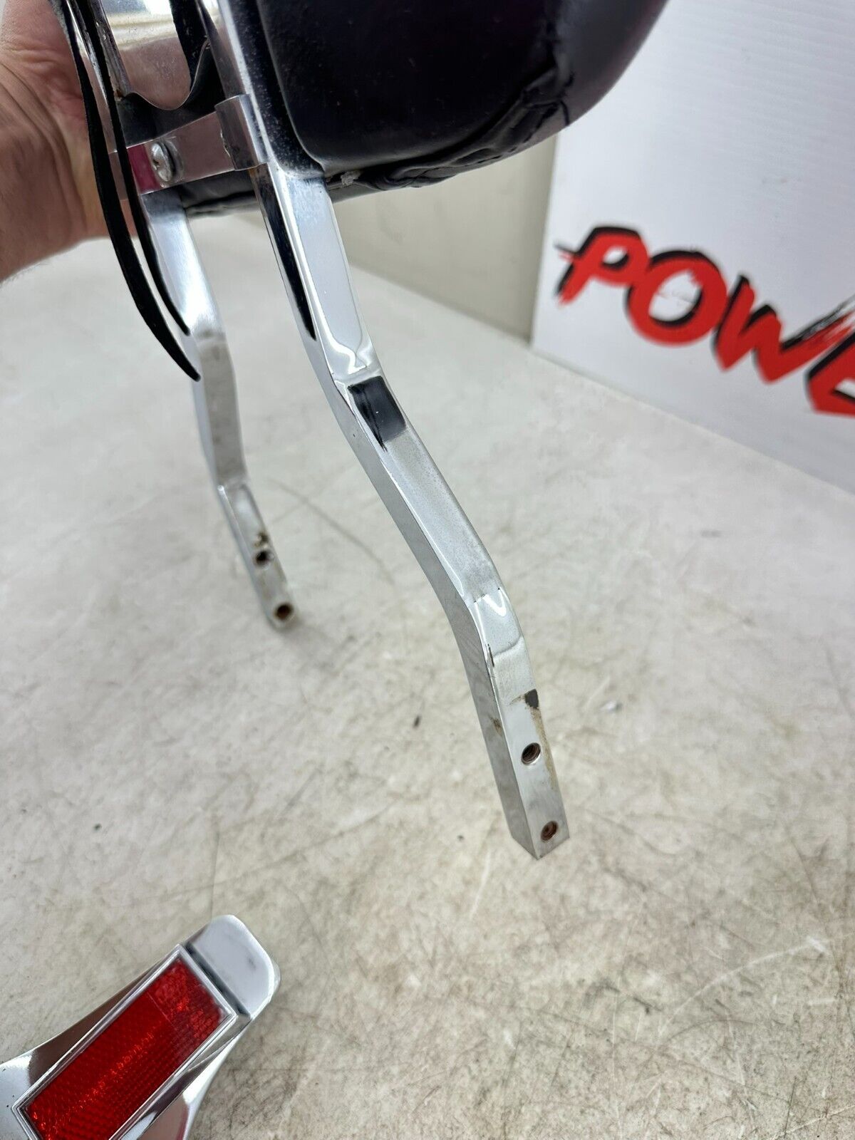 1995 HARLEY SOFTAIL Passenger Backrest Sissy Bar W/Pad