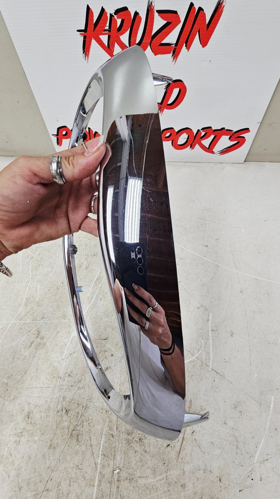 2000 HONDA VALKYRIE INTERSTATE Headlight Trim Garnish Chrome