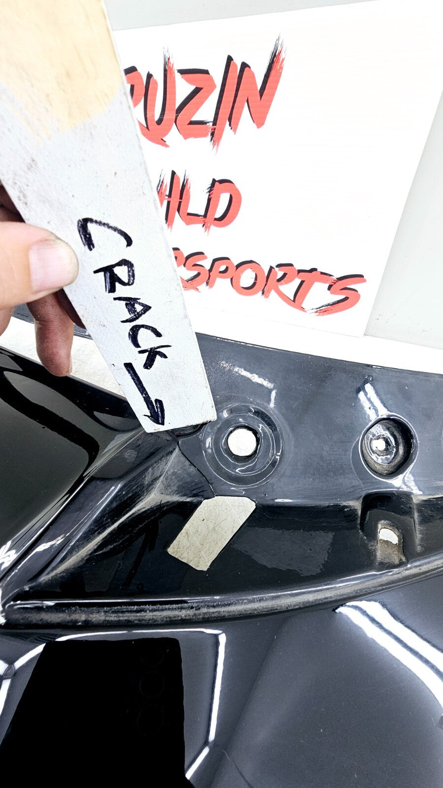 1999 HONDA VALKYRIE INTERSTATE Main Headlight Fairing Cowl Batwing + Turn Signal