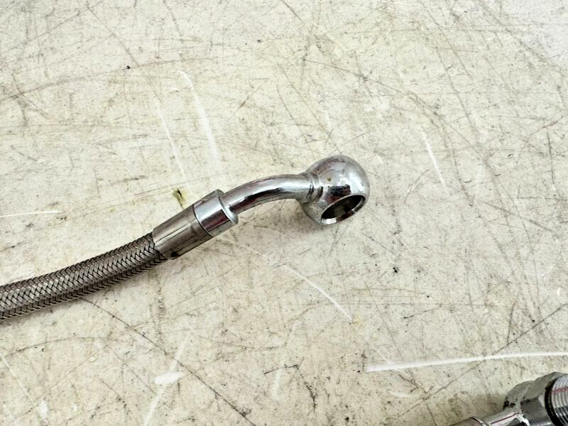 1999 HARLEY FLH ELECTRA GLIDE OEM HD Braided Fuel Lines Pipes