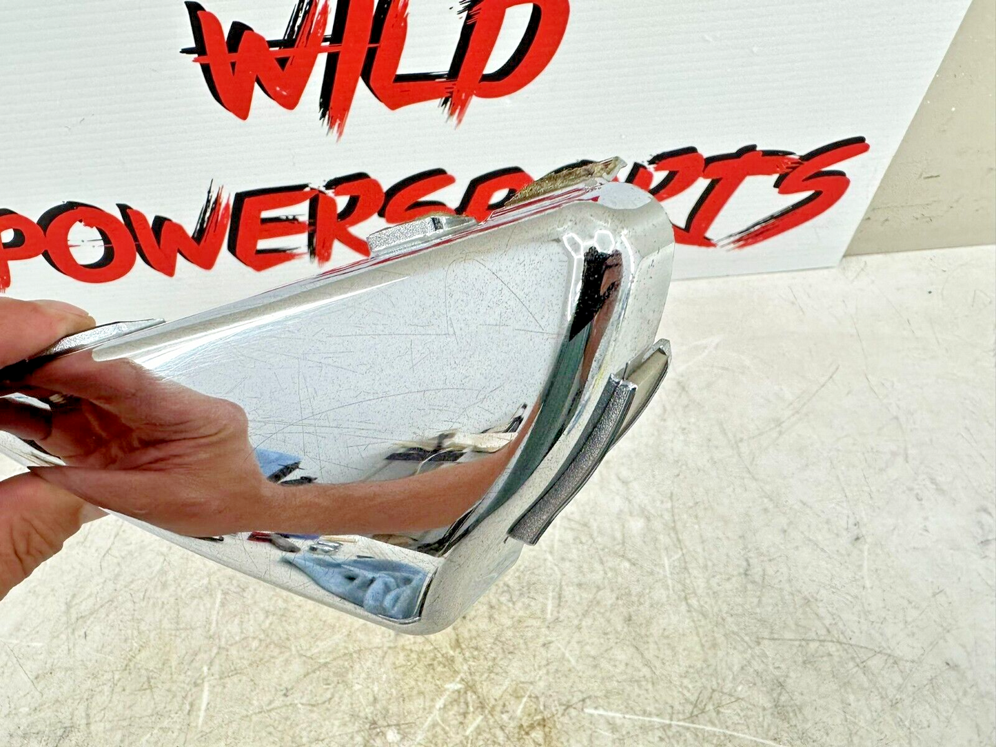 2003 Harley Davidson V Rod VRSCA Chrome Left Side Triangle Cover Panel