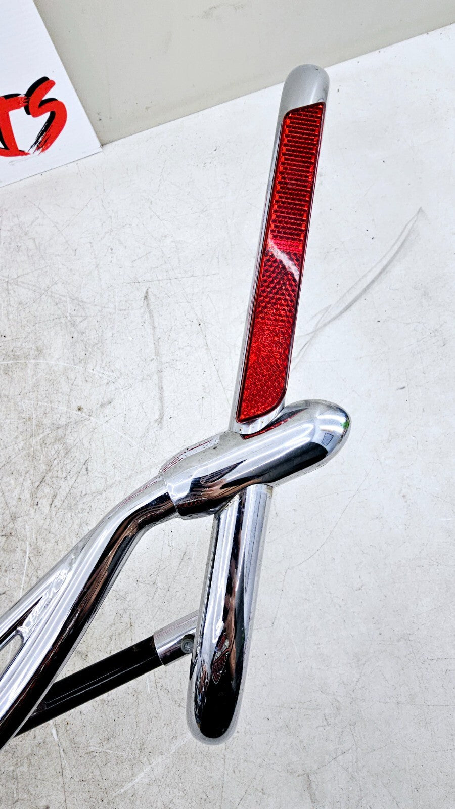 1998 HARLEY FLH ROADKING Chrome Saddlebag Surround Bumper Guard Bars