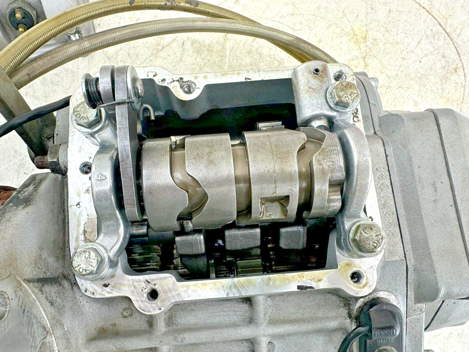 1999 HARLEY SOFTAIL OEM HD 5 Speed Transmission Gearbox + Cable