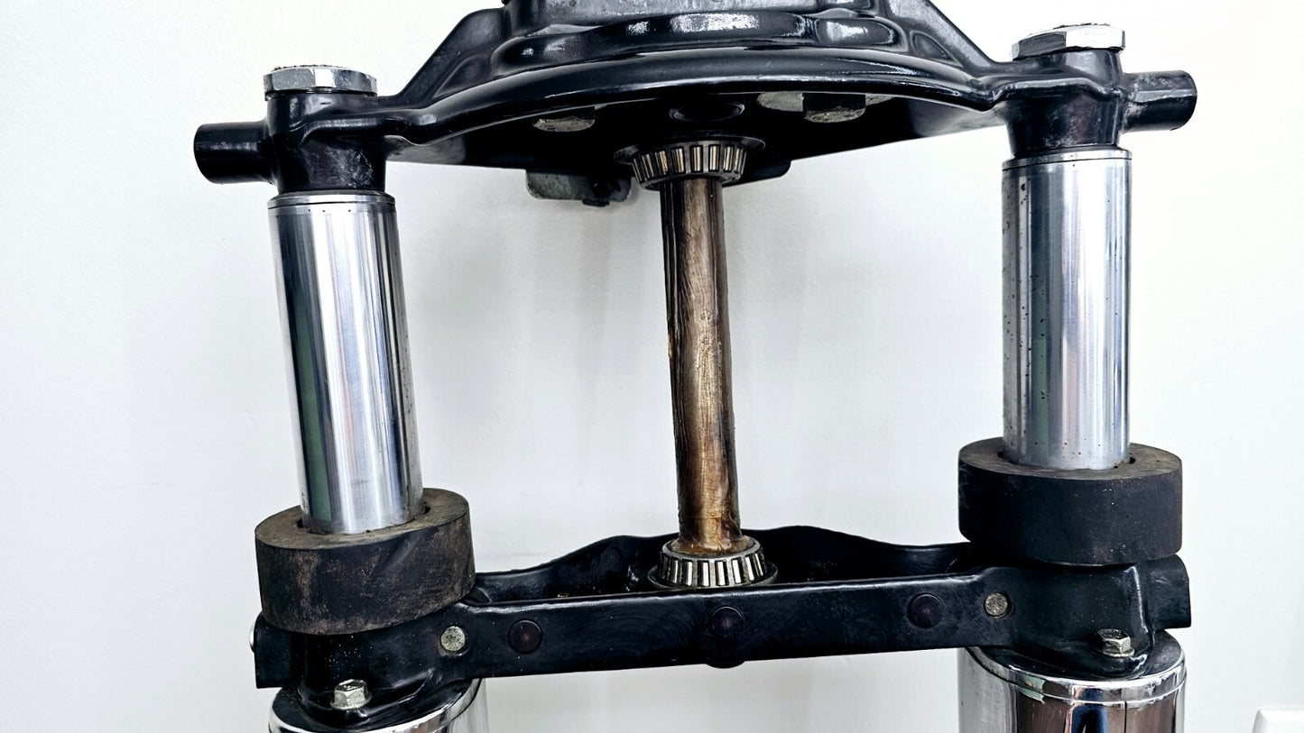 2002 HARLEY ELECTRA GLIDE Chrome Forks Triple Tree Front End Chrome Lowers