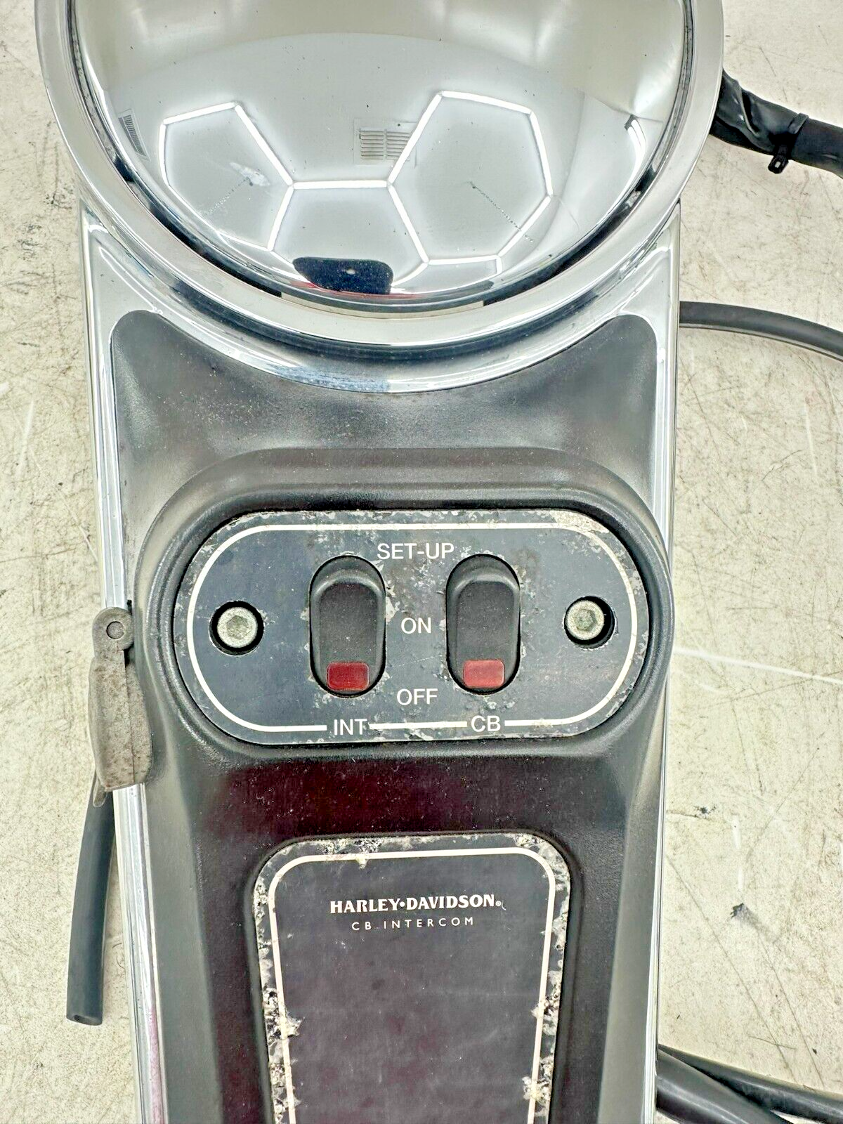 1999 HARLEY FLH ELECTRA GLIDE Gas Tank Dashboard Console W/ CB Controls Intercom