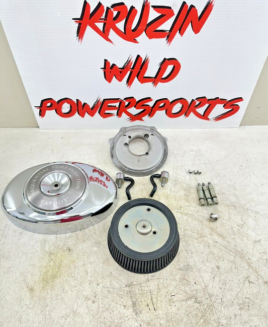 2002 HARLEY SOFTAIL OEM HD Intake Housing Backing Plate Air Filter