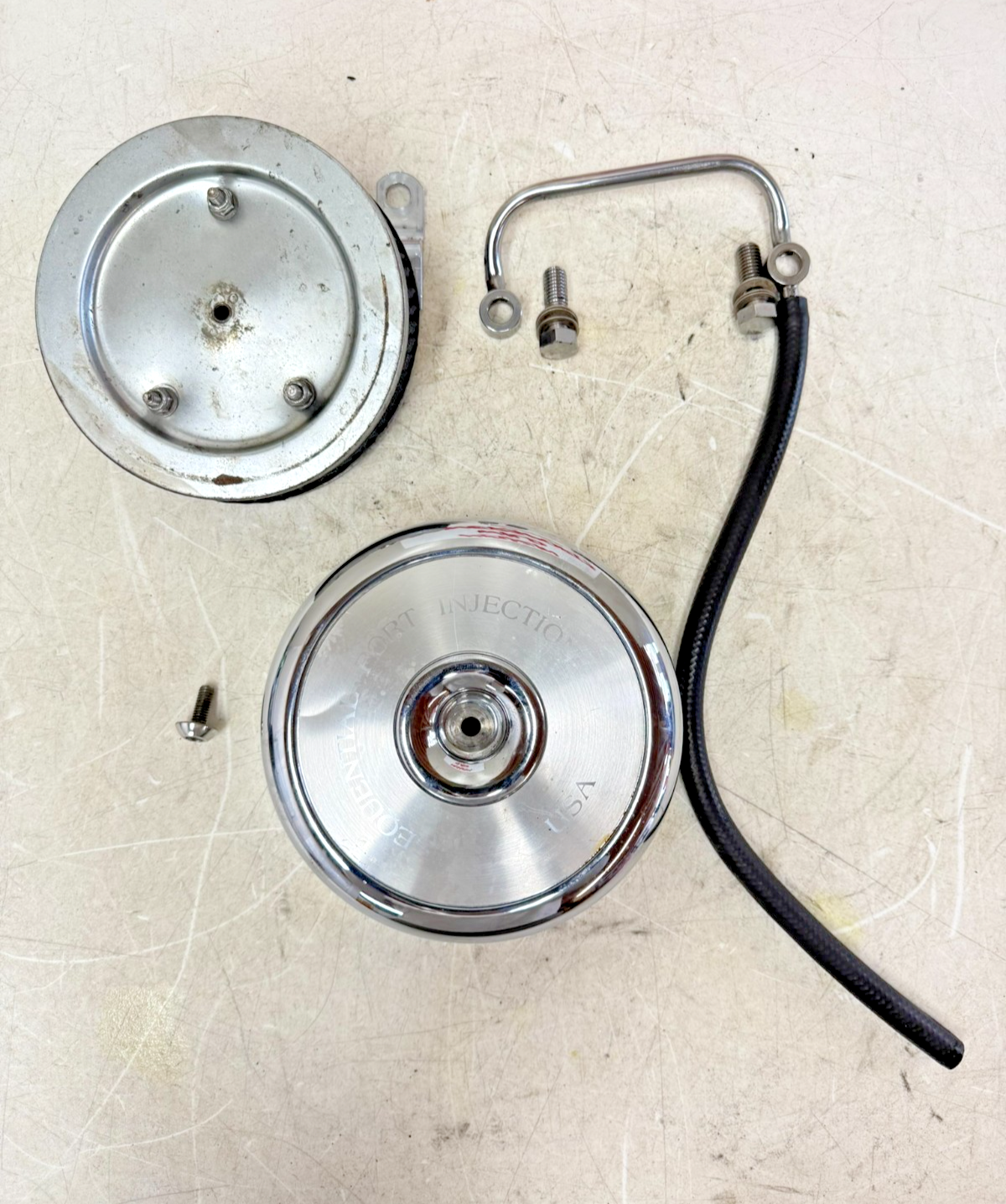 1995 HARLEY FLH ELECTRA GLIDE Air Cleaner Filter Backing Plate Housing Cover