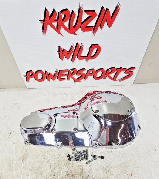 1996 HARLEY FLH ELECTRA GLIDE Outer Primary Clutch Cover Case Chrome Housing