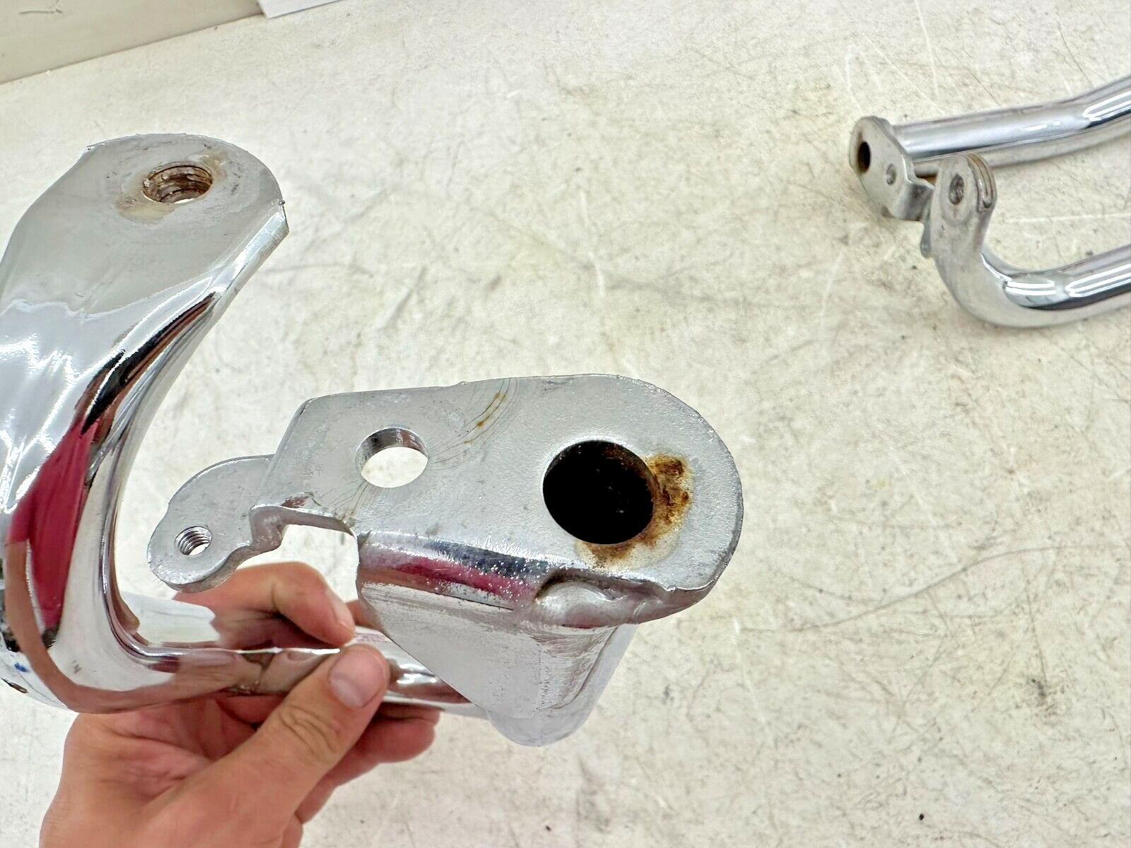 2004 Honda Goldwing GL1800 Right Left Chrome Saddlebag Crash Guard Bars
