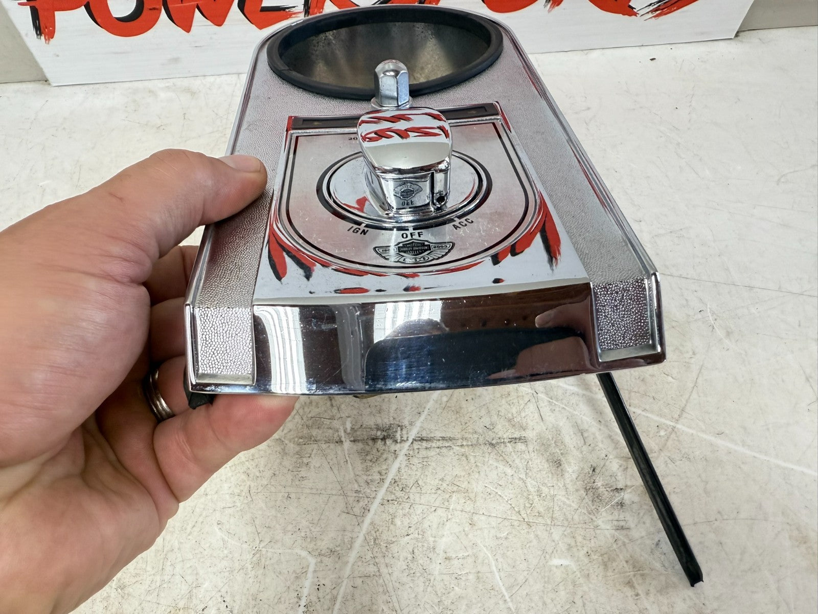 2003 HARLEY DYNA WIDE GLIDE Fuel Gas Tank Dash Speedometer Console Cover