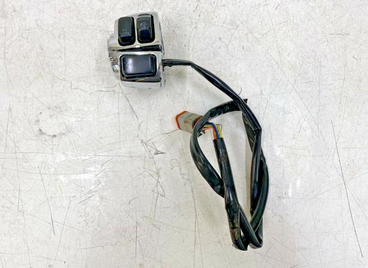 2001 Harley Davidson Dyna Sportster Chrome Left Hand Switch Housing & Buttons