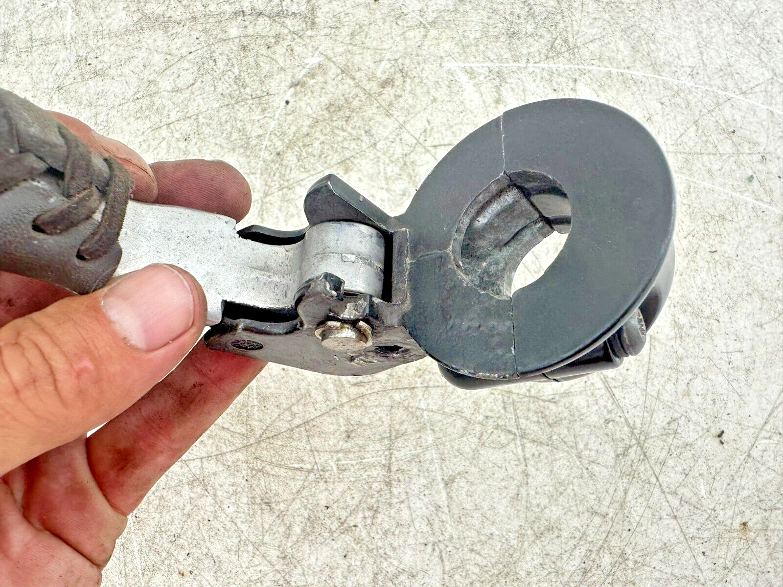 2001 HARLEY SOFTAIL Clutch Lever + Perch Pirch Mount