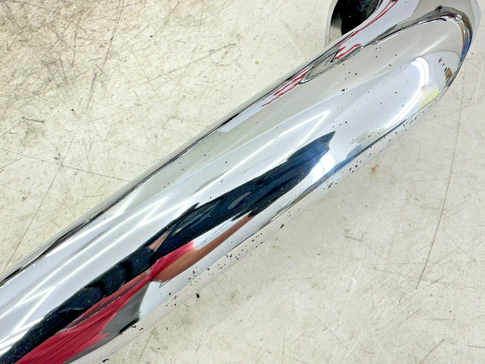 1995 HARLEY SOFTAIL Chrome Fish Tail Dual Exhaust System Header Muffler