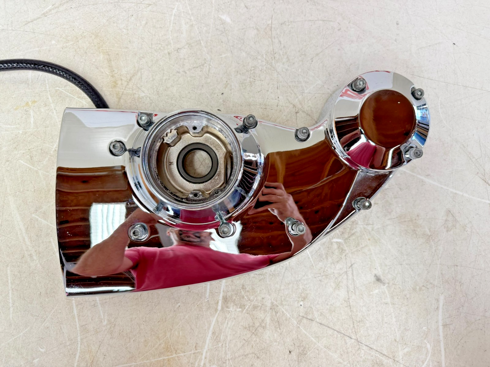 2003 Harley Davidson Sportster Right Cam Engine Motor Cover Case 25230-98A