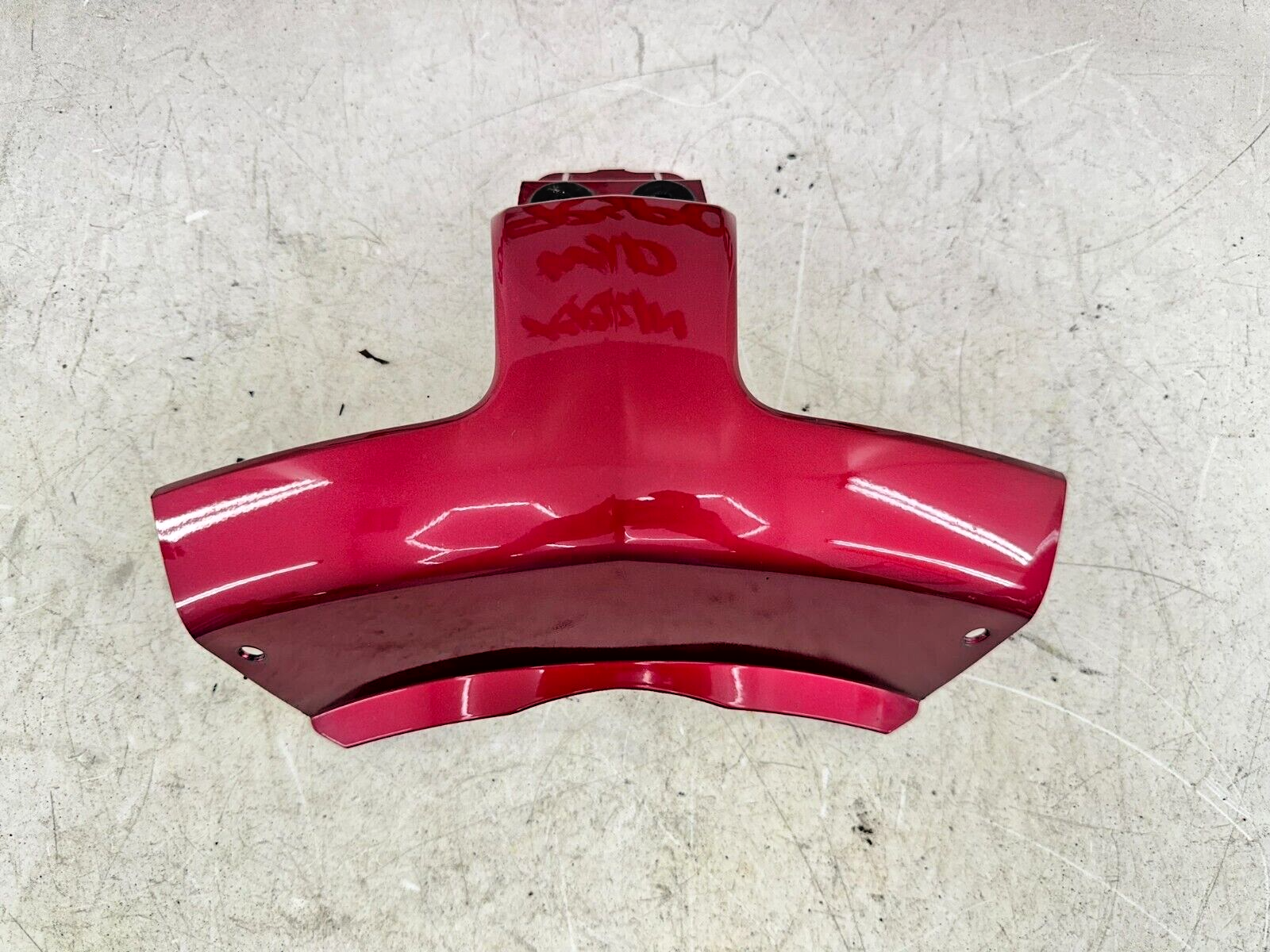 2004 Honda Goldwing GL1800 Red Front Fairing Cowl Lower Center Cover Plastic