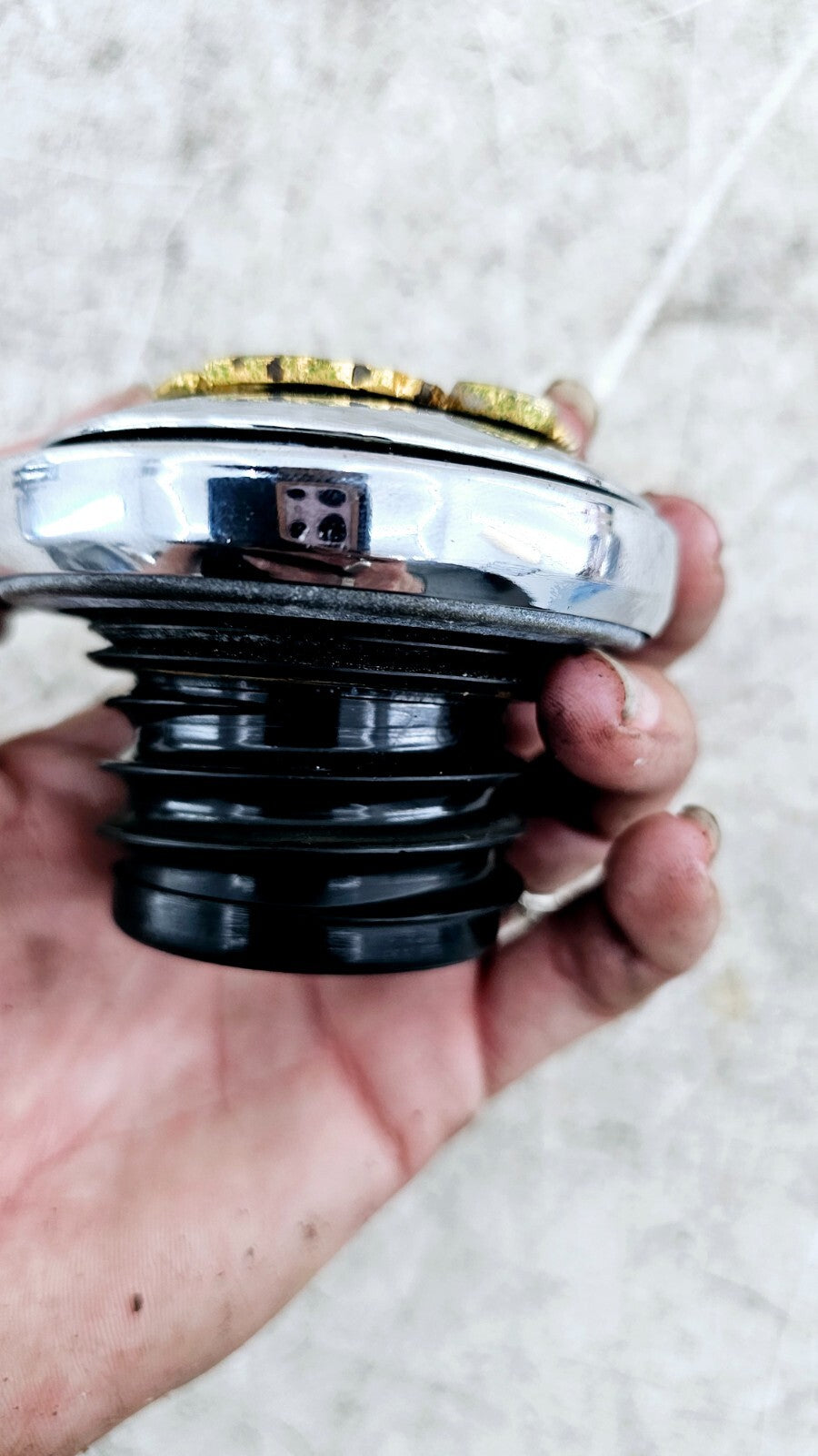 1995 HARLEY DYNA CONVERTIBLE Fuel Gas Cap OEM Live To Ride