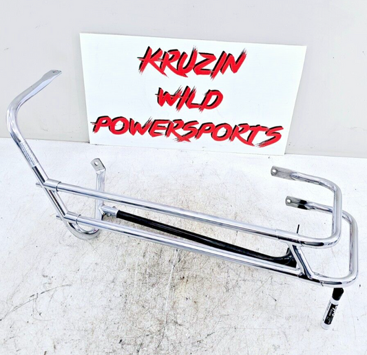 1998 HARLEY FLH ELECTRA GLIDE Chrome Left Saddlebag Surround Bumper No Rust