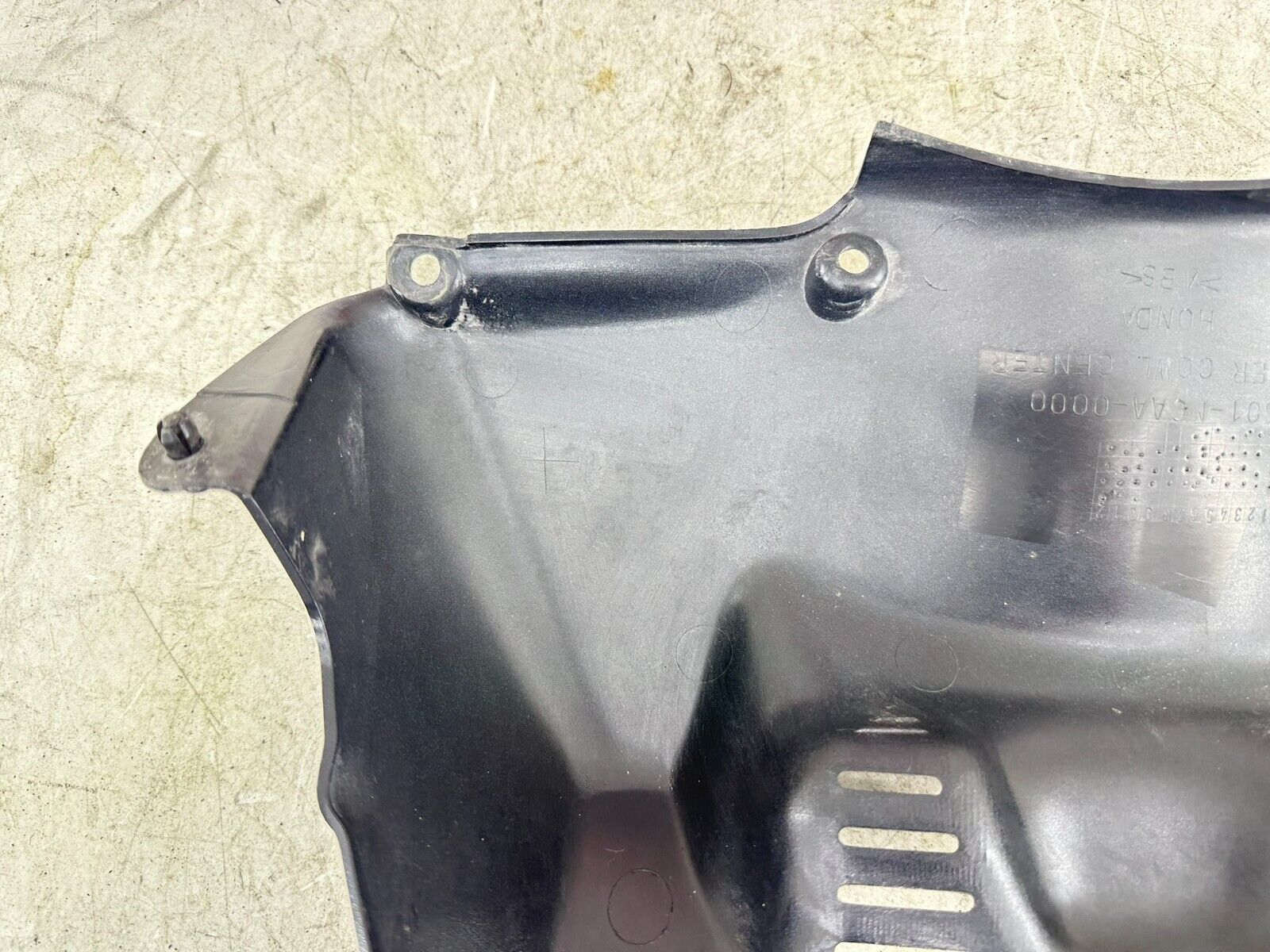 2004 Honda Goldwing GL1800 Black Center Lower Fairin Cowl Panel