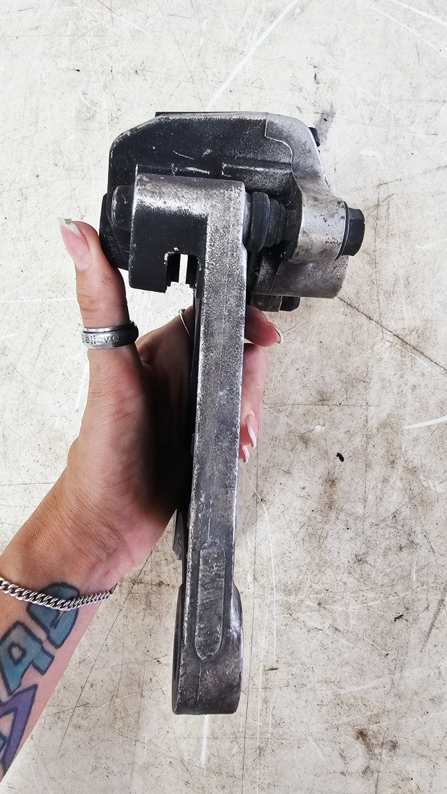 2000 HONDA VALKYRIE INTERSTATE Rear Back Brake Caliper & Mount Bracket