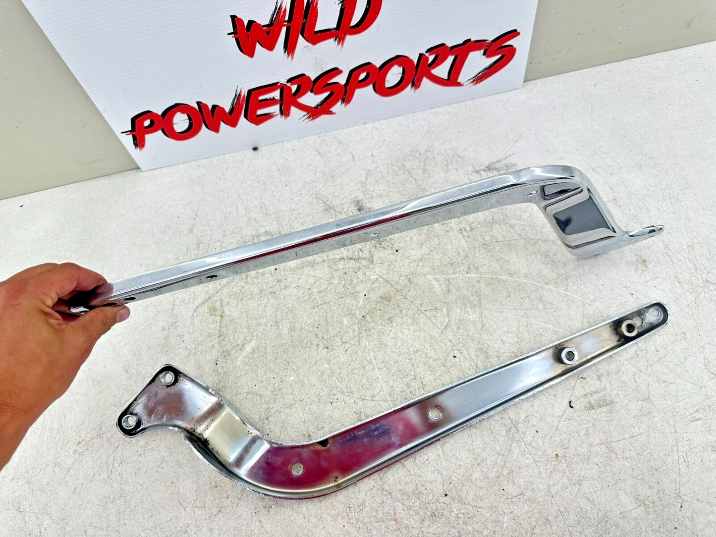 2001 HARLEY SOFTAIL Chrome Rear Fender Frame Strut Arm Bars