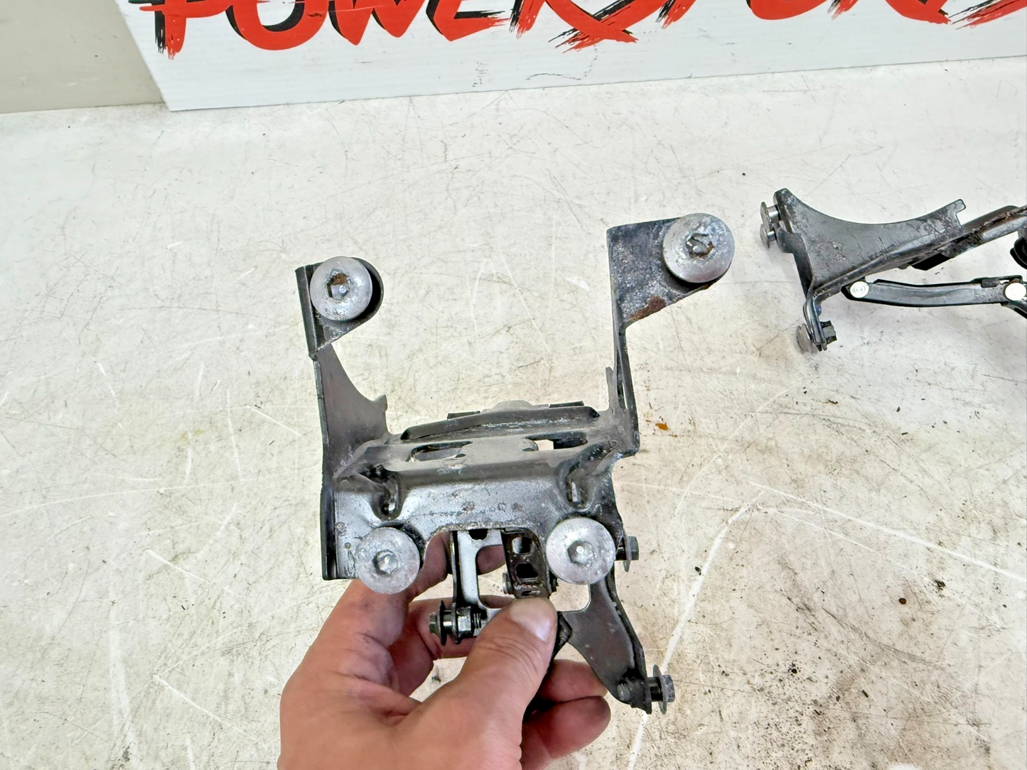 2002 Honda Goldwing GL1800 Rear Trunk Lid Hinge Right & Left Hinges