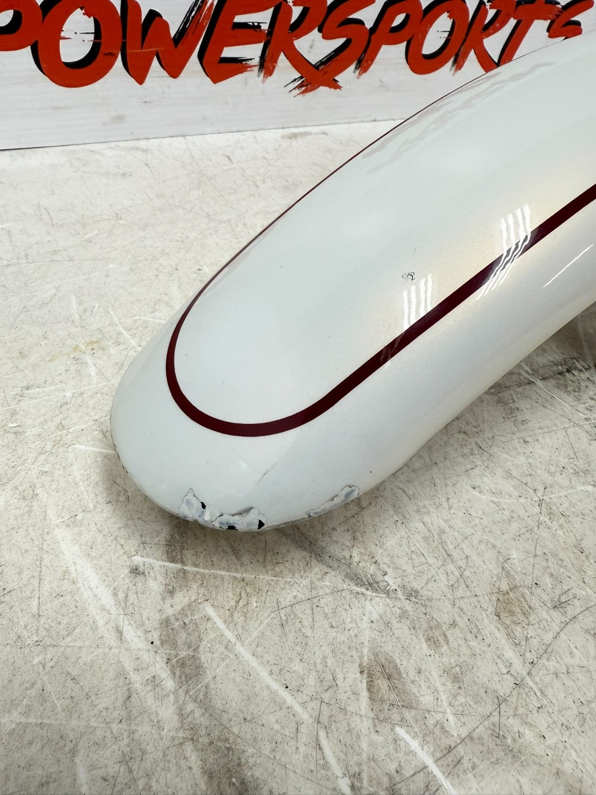 2003 HARLEY DYNA WIDE GLIDE Front Fender Pearl White 100th Anniversary