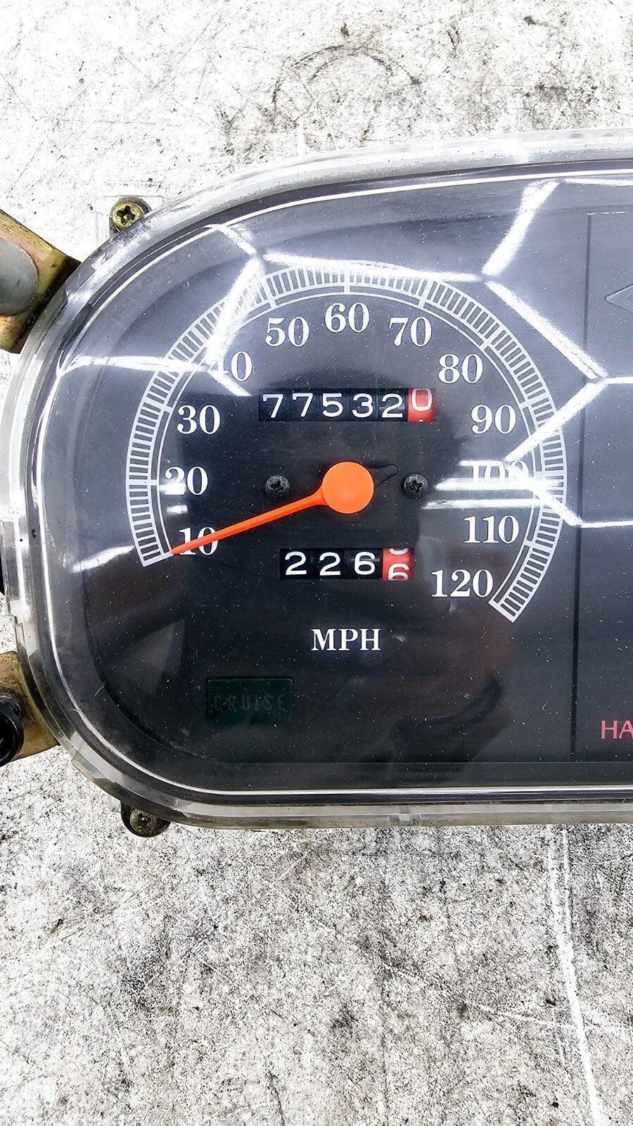 1994 HARLEY FLH ELECTRA GLIDE Speedometer Tachometer Instrument Cluster Gauge