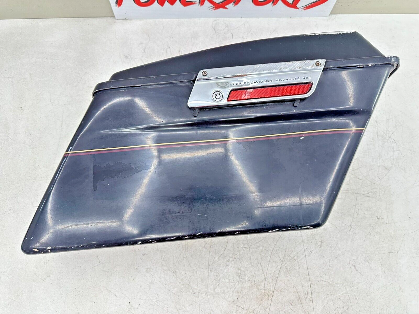 1999 HARLEY FLH ELECTRA GLIDE OEM HD Right Saddlebag Case + Lid Black