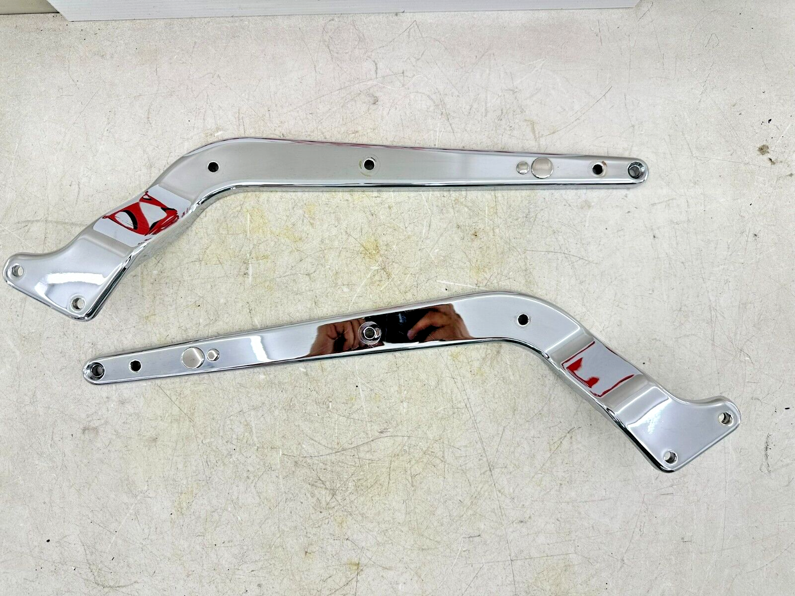 1999 HARLEY SOFTAIL Chrome Rear Fender Frame Strut Arm Bars