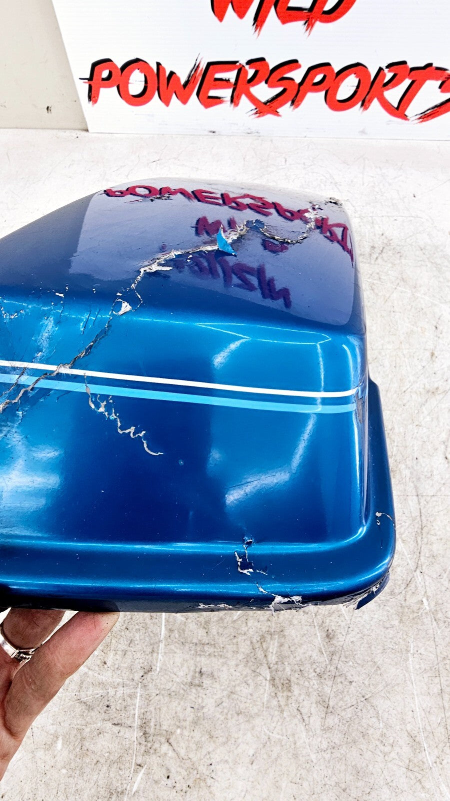 1994 HARLEY FLH ELECTRA GLIDE OEM Right Saddlebag Lid Cover