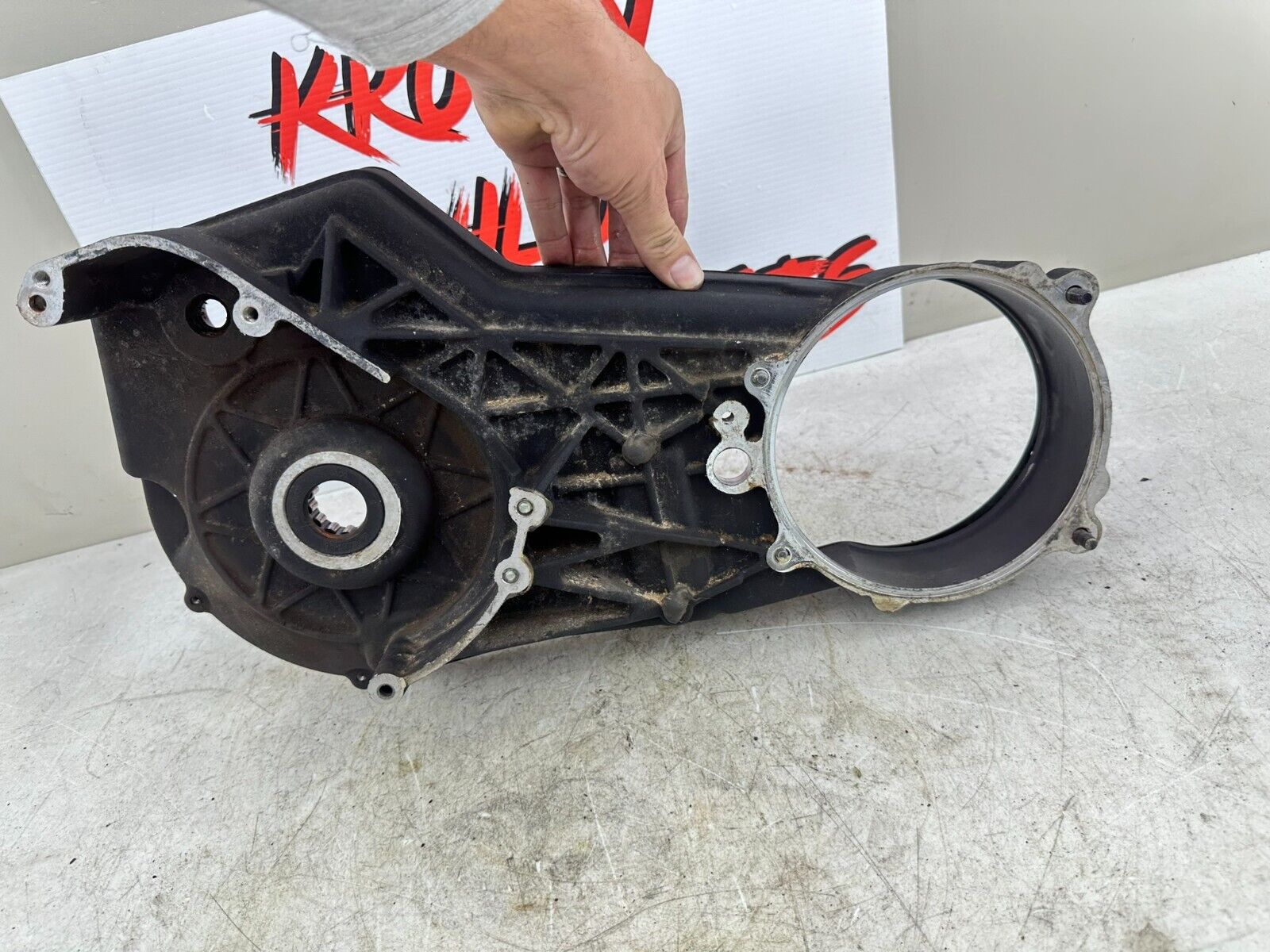 1997 HARLEY DYNA Inner Primary Backing Plate Case W/ Mid Control Hole