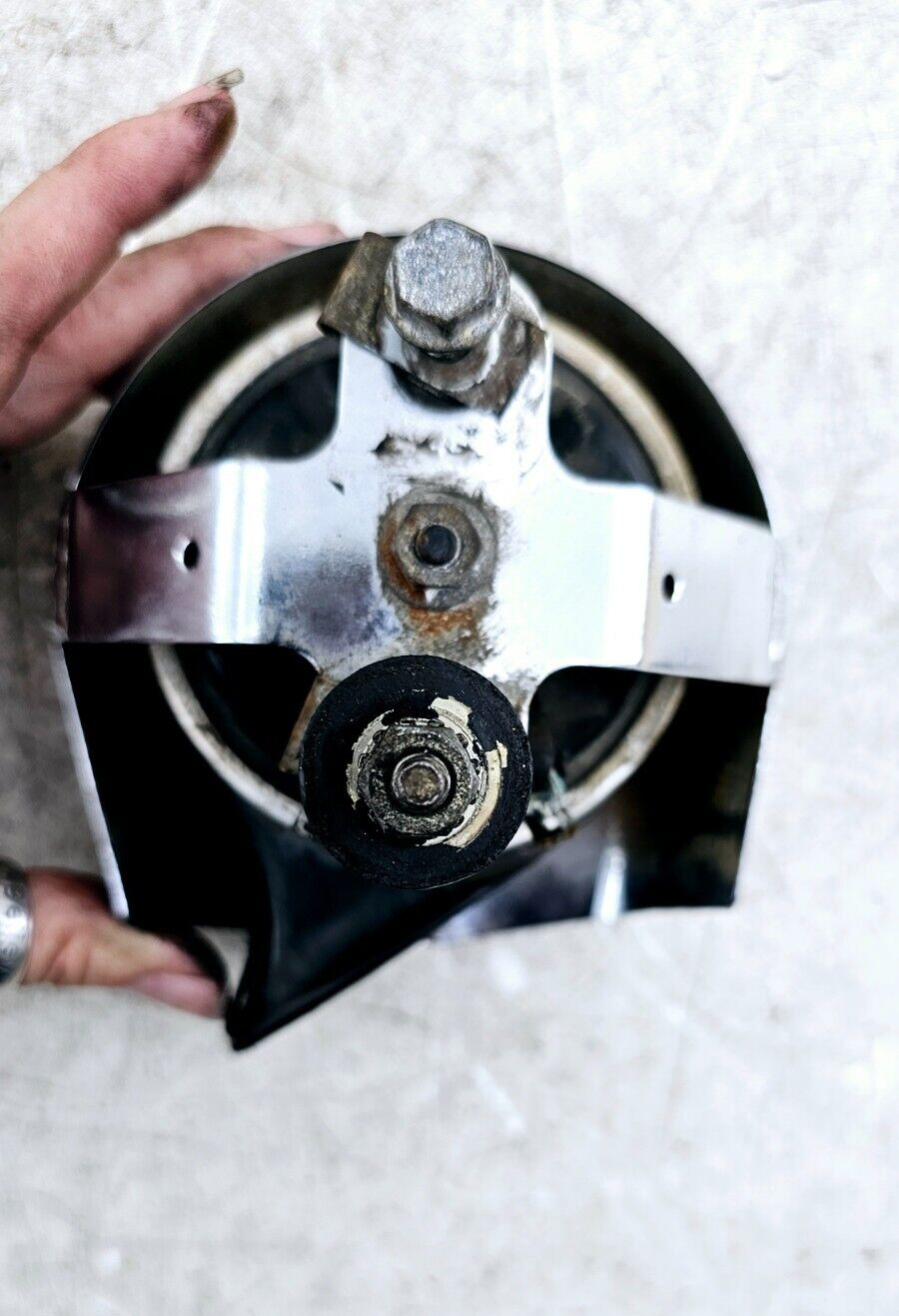 1995 HARLEY DYNA CONVERTIBLE Horn + Chrome Cover
