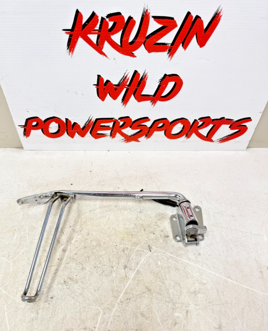 1995 HARLEY FLH ELECTRA GLIDE OEM Left Side Jiffy Kick Stand Chrome W/ Extension