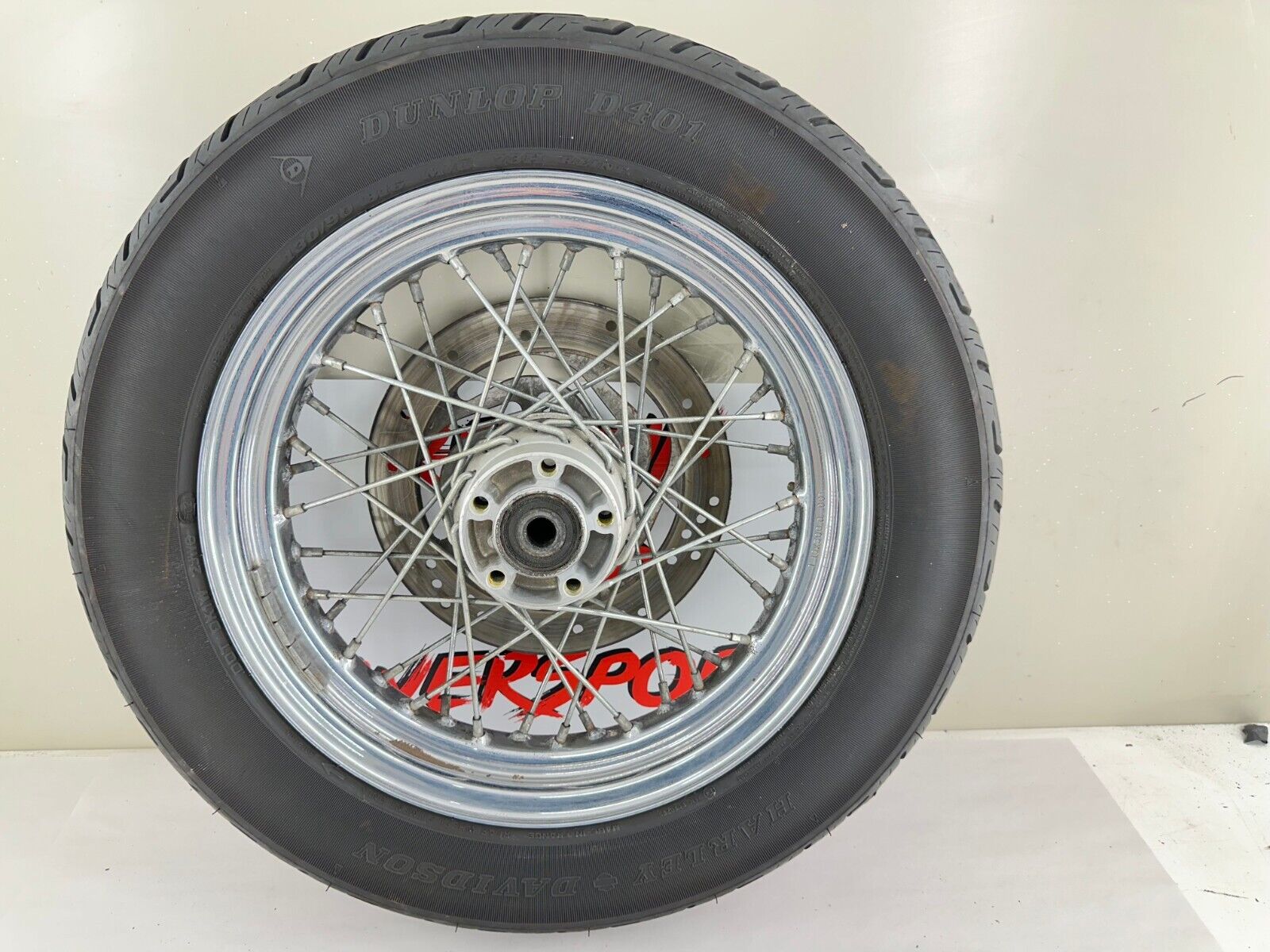 2003 Harley Davidson Sportster 16" Rear Wheel Rim Nice Dunlop D401 Tire