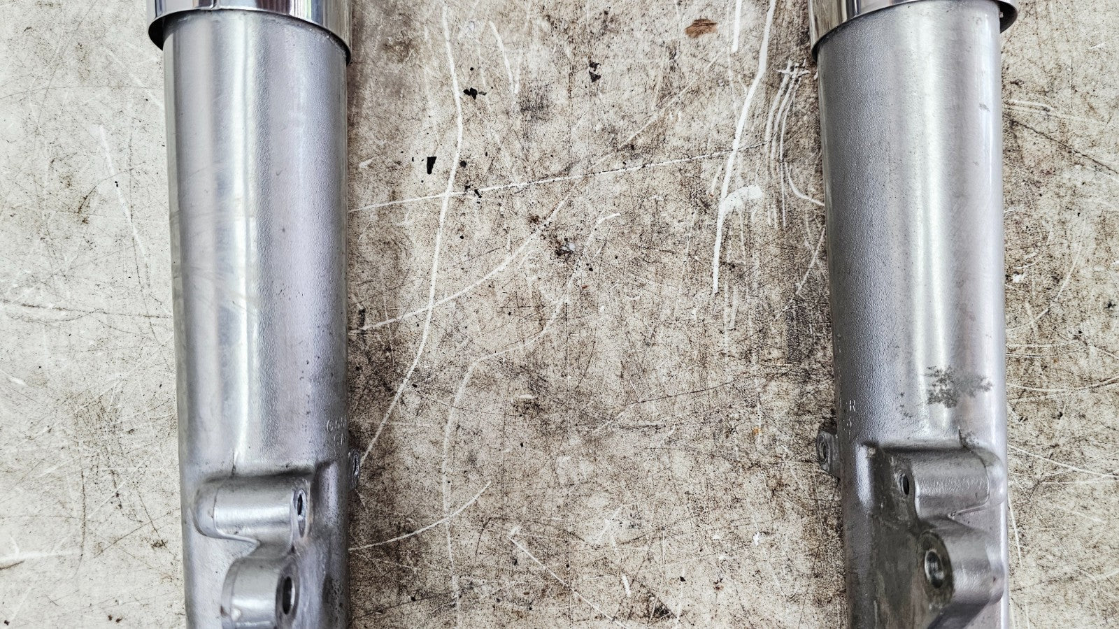 1996 HARLEY FLH ELECTRA GLIDE OEM HD Forks Front End Suspension Triple Tree Axle