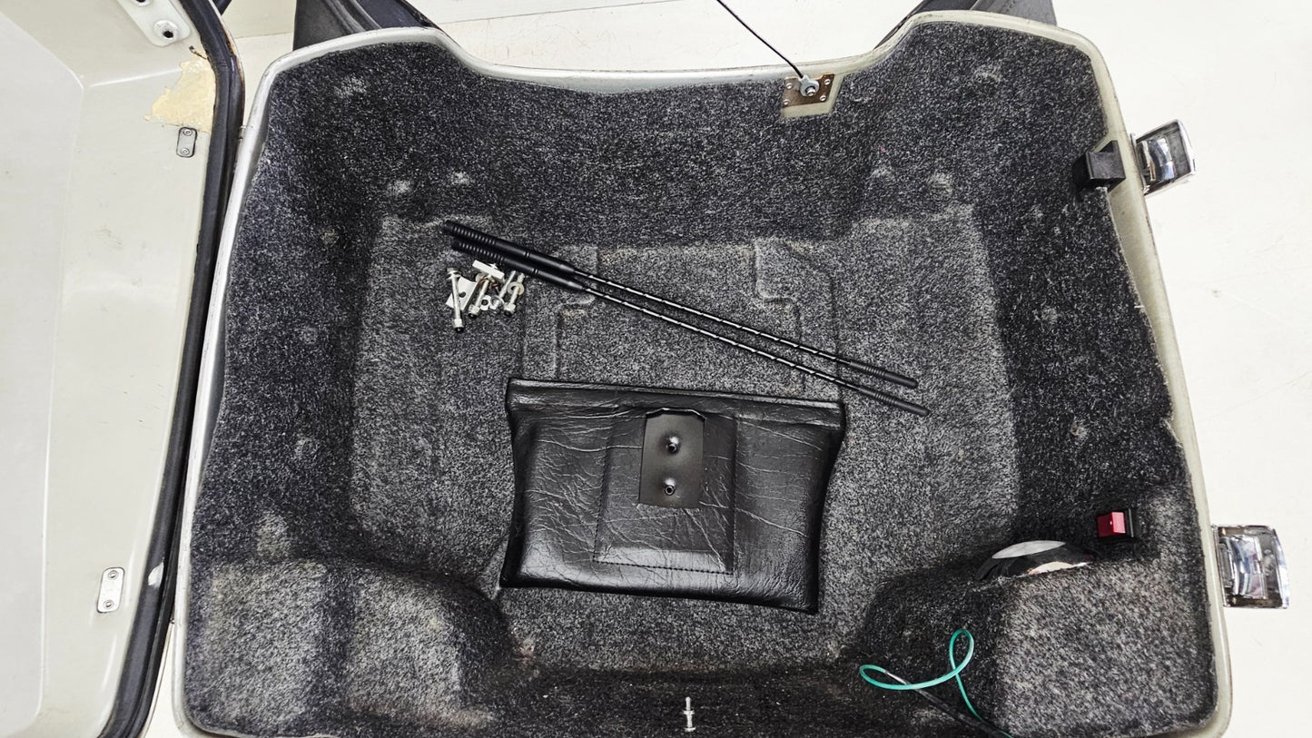 2003 HARLEY ELECTRA GLIDE Trunk Tour Pack Top Box Silver Black 100 Anniversary