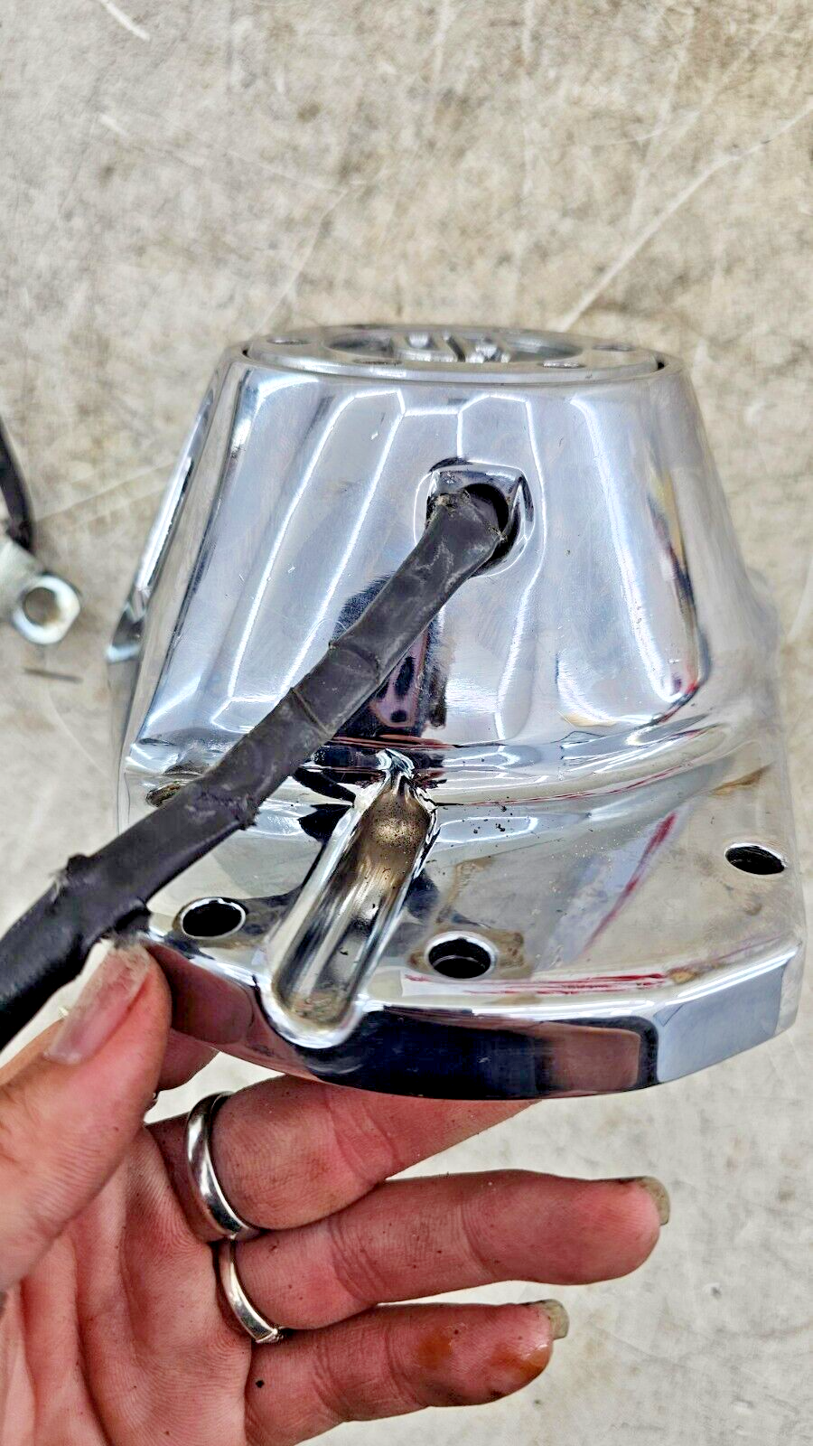 1995 HARLEY DYNA CONVERTIBLE Nose cone Cam Camshaft Ignition Pickup Engine Cover