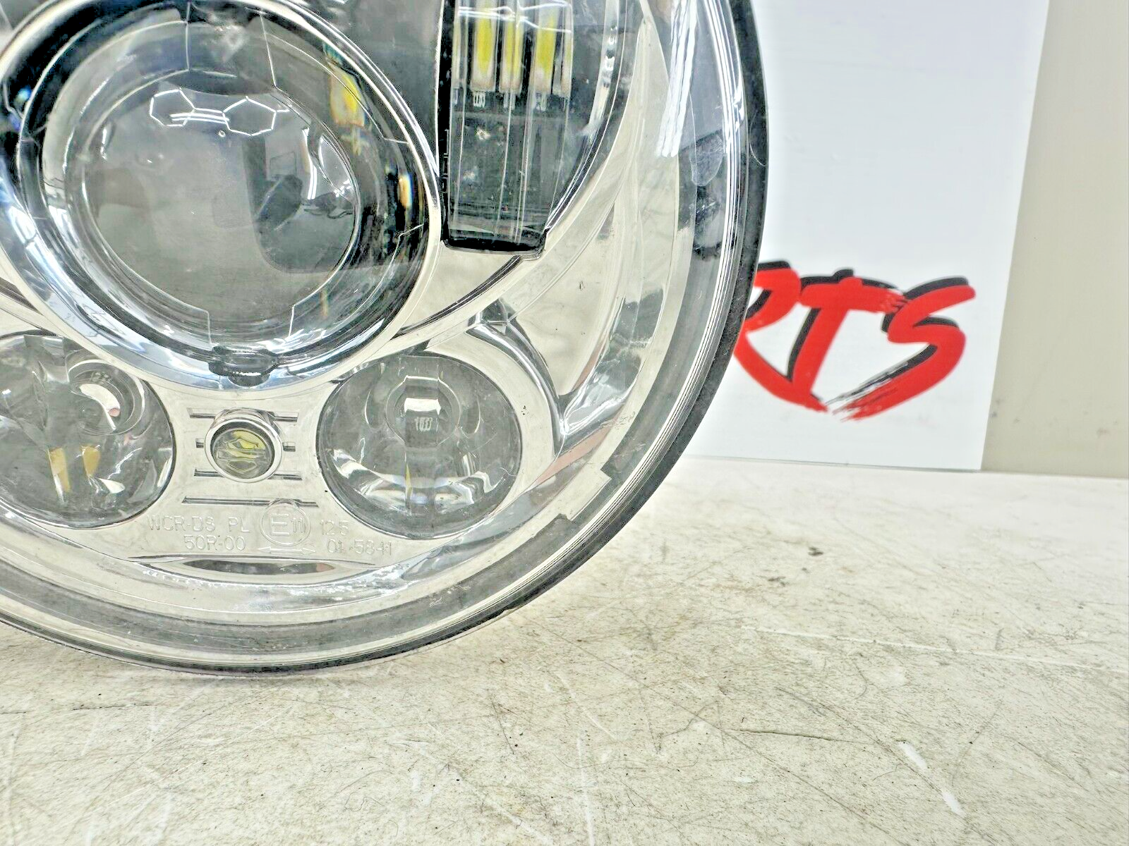 2001 HARLEY SOFTAIL Chrome Day Maker Projector LED Headlight 5.5" OEM HD