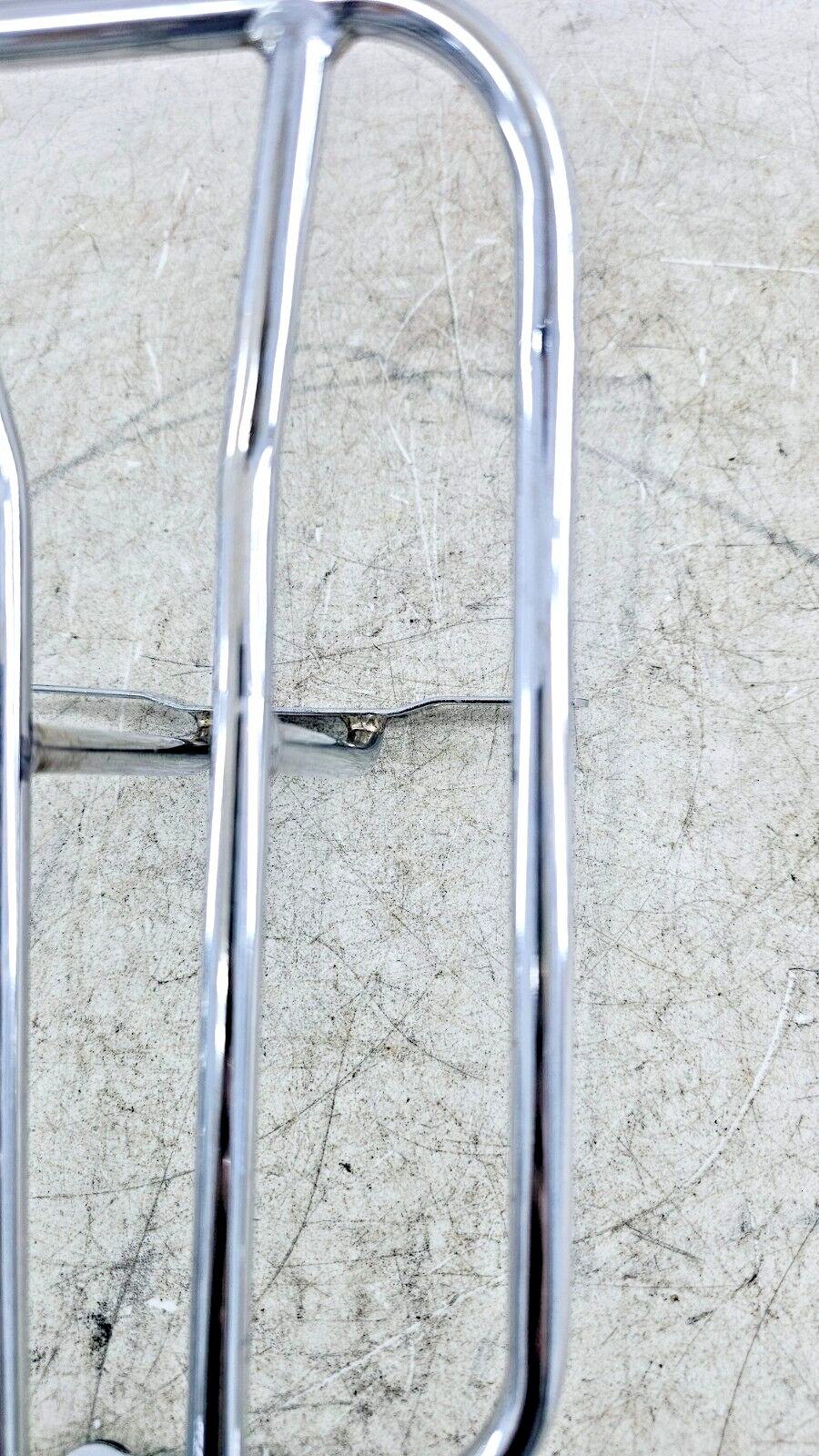 1999 HARLEY DYNA CONVERTIBLE Chrome Rear Fender Luggage Rack