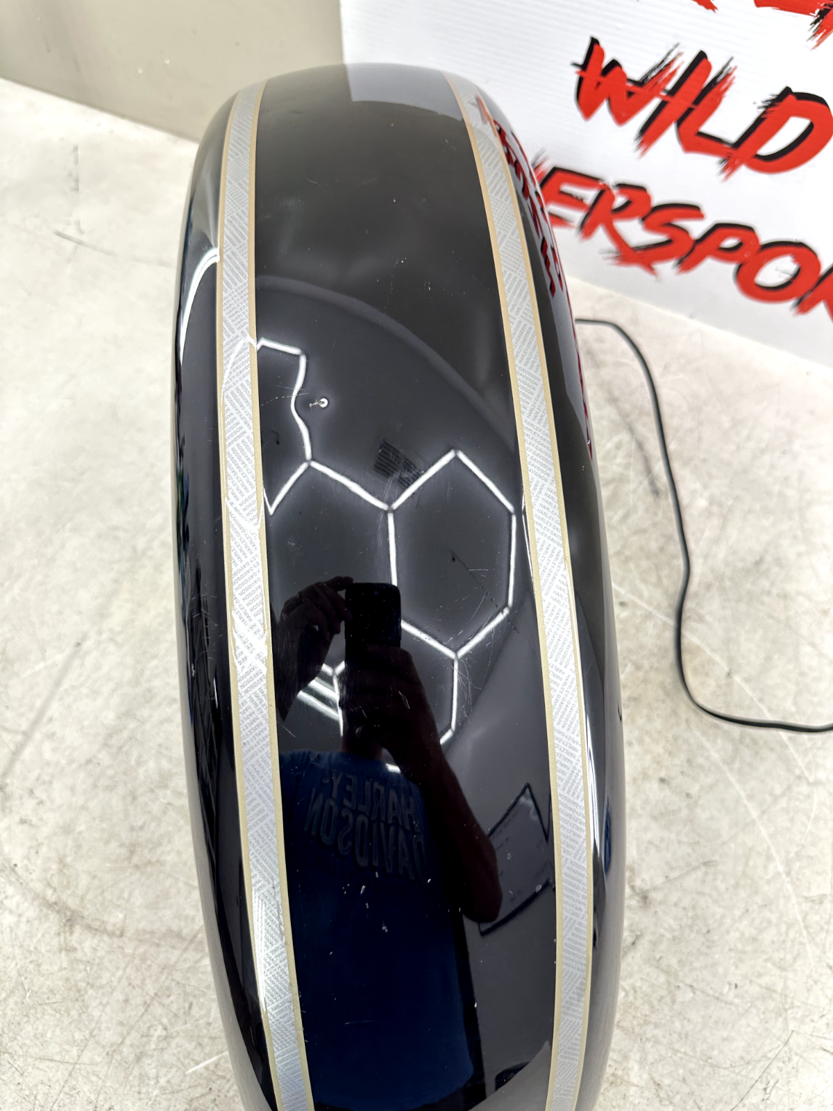 2003 HARLEY ELECTRA GLIDE classic Front Fender Black Anniversary Paint
