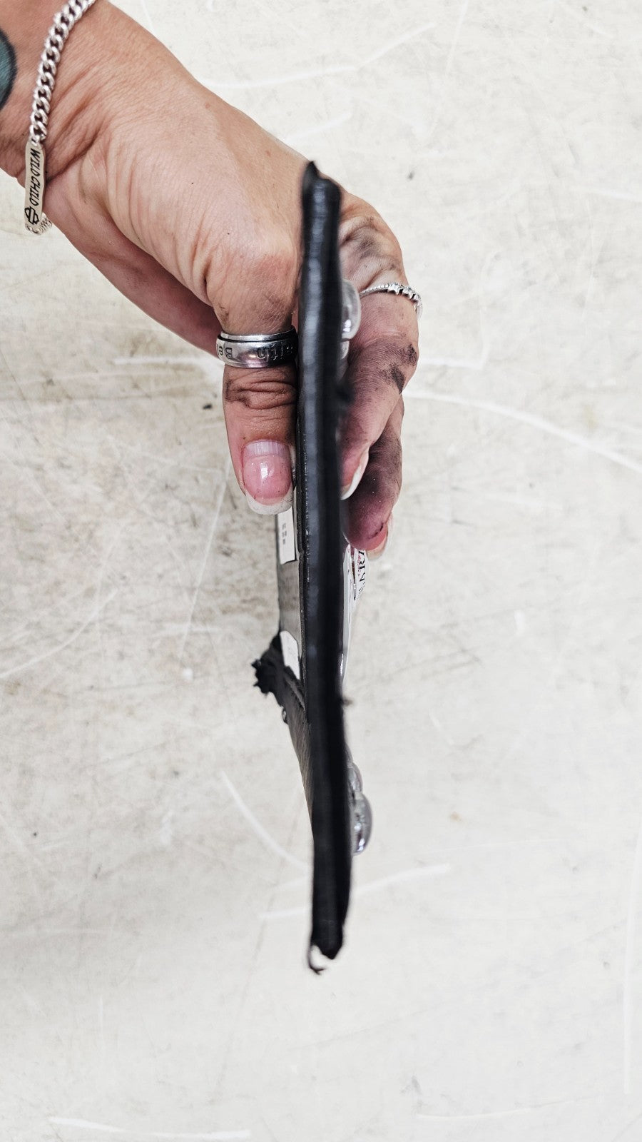 2002 HARLEY SOFTAIL Gas Fuel Tank Dash Leather Bib Cover