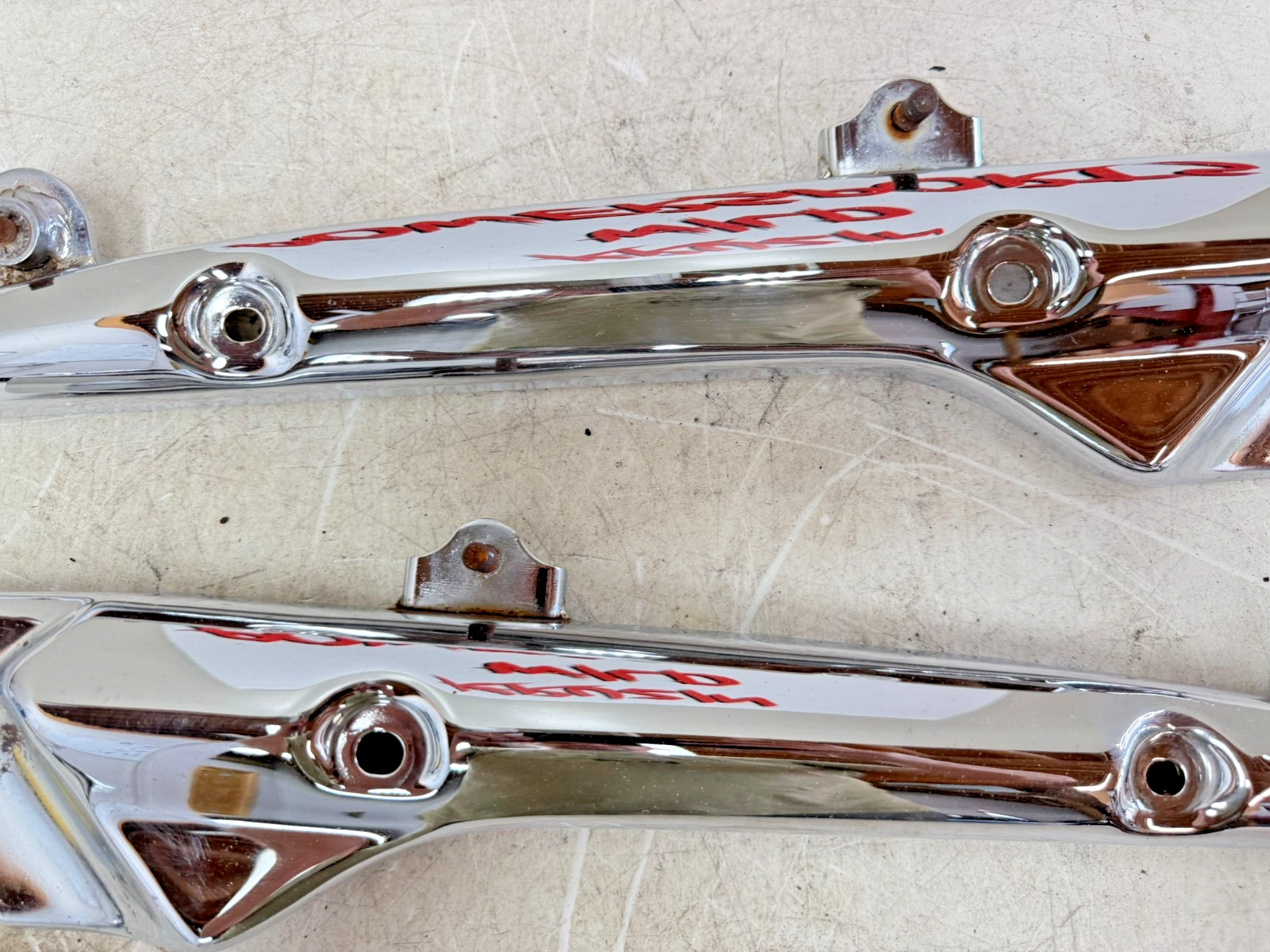 2001 HONDA VALKYRIE INTERSTATE Rear Fender Frame Bar Trunk Bracket Chrome