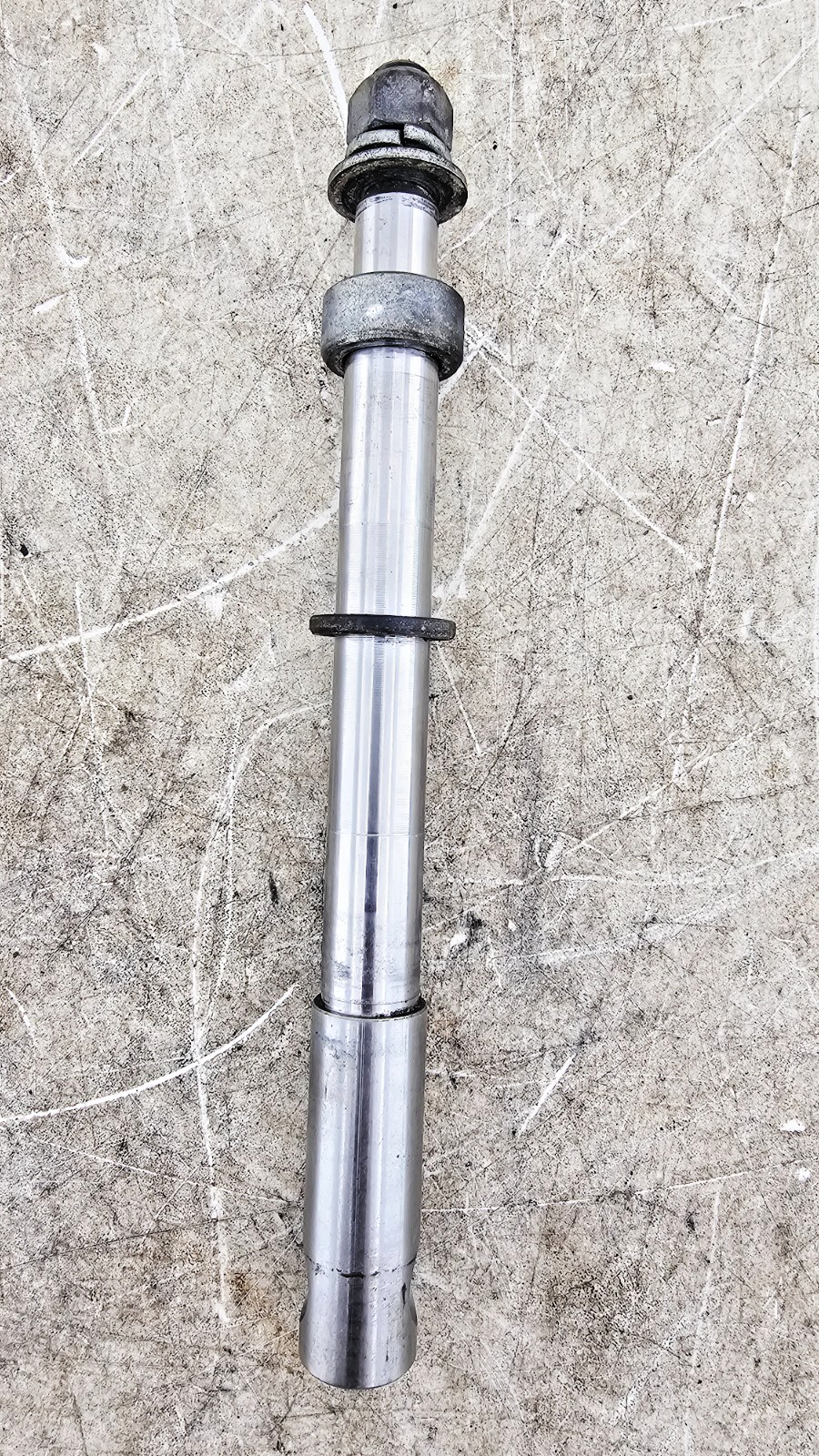 2000 Harley Davidson Sportster Front Wheel Axle Bolt Shaft Straight