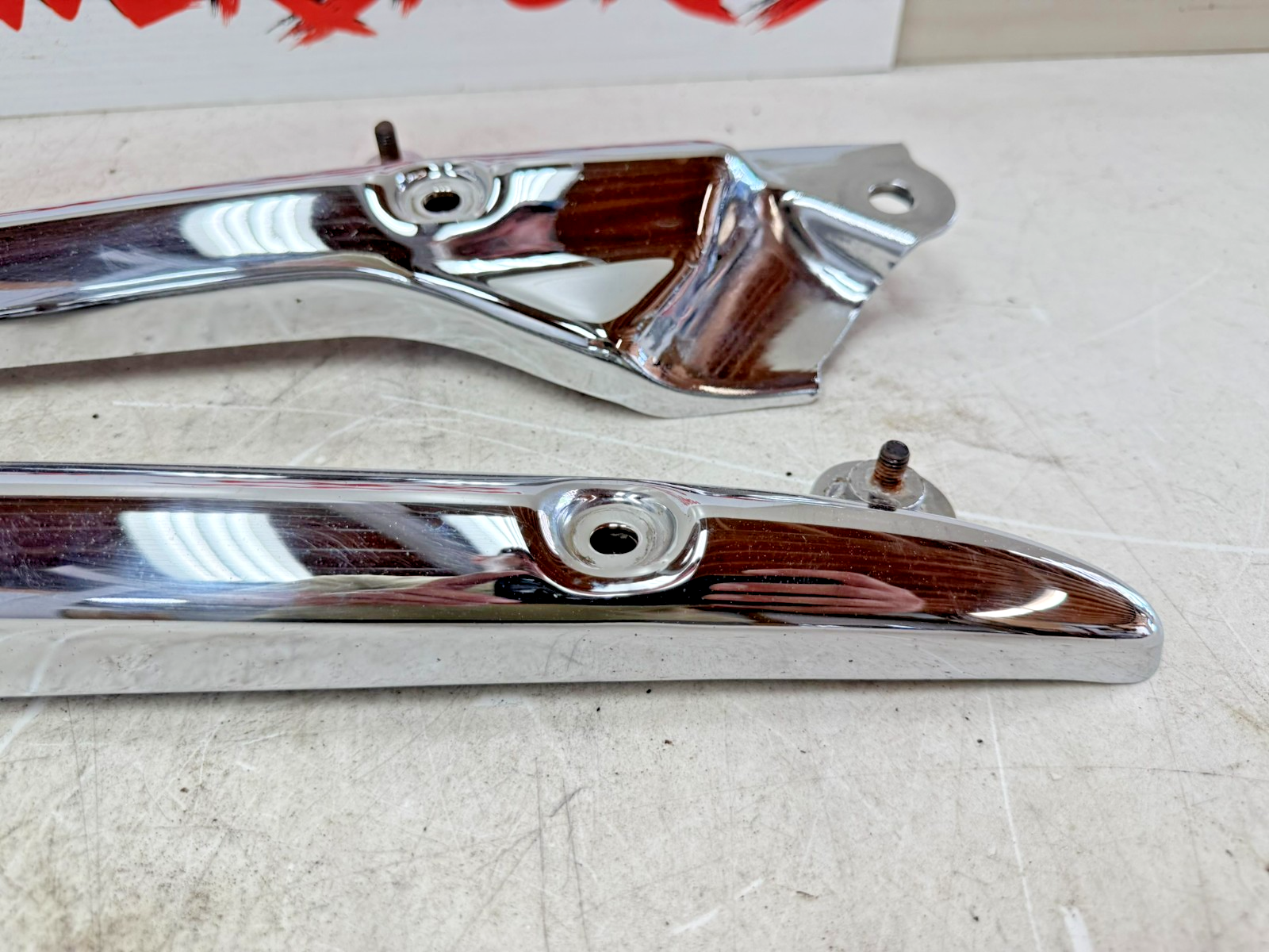 2001 HONDA VALKYRIE INTERSTATE Rear Fender Frame Bar Trunk Bracket Chrome