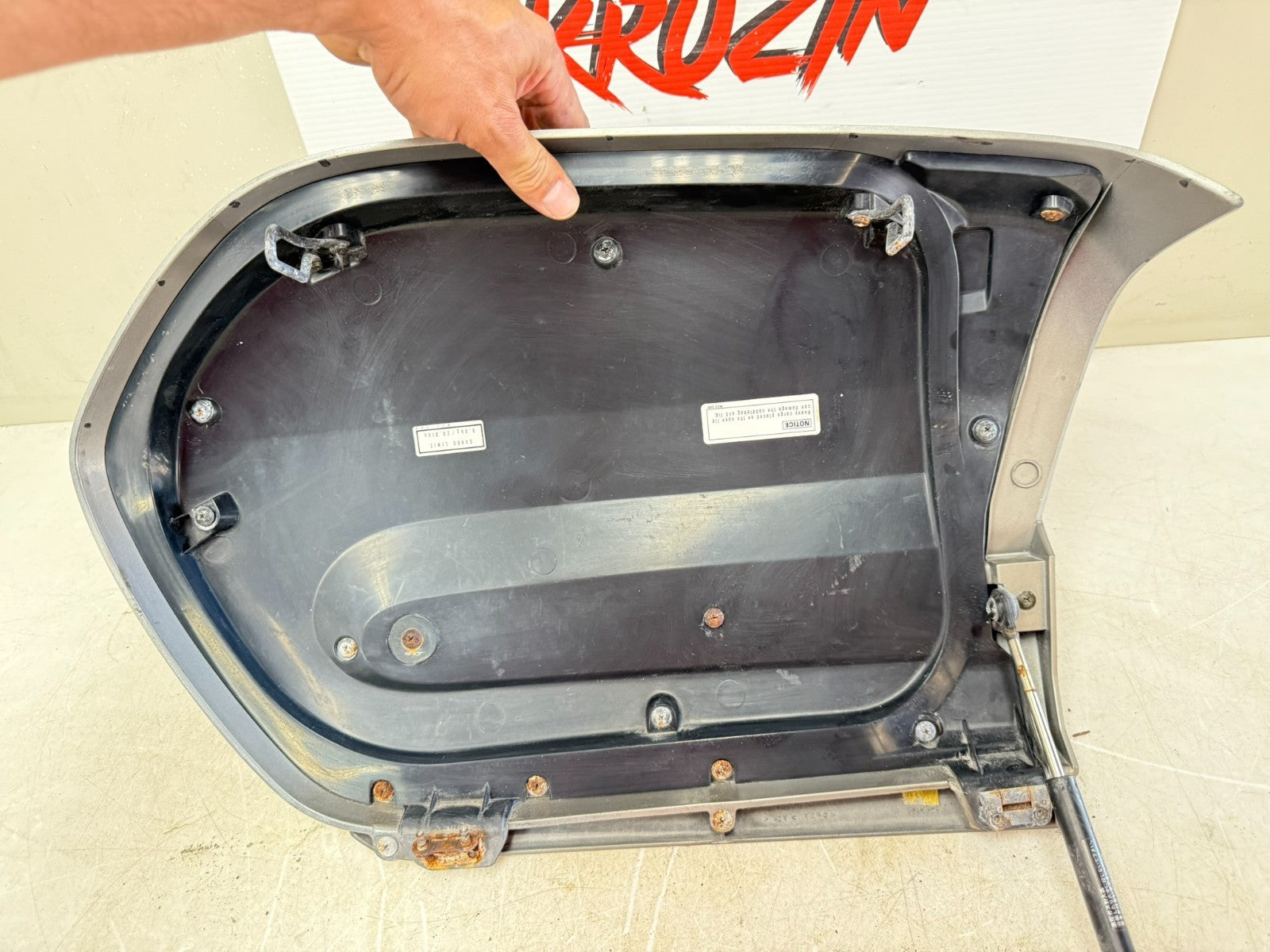 2002 Honda Goldwing GL1800 OEM Right Side Saddlebag Lid Door